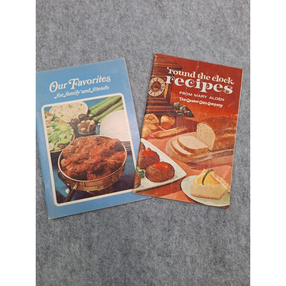 Vintage Round The Clock Recipes Compliments Quaker Oats Company Recipe Booklet